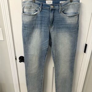 Frame Denim Men's Faded Blue Slim Jeans